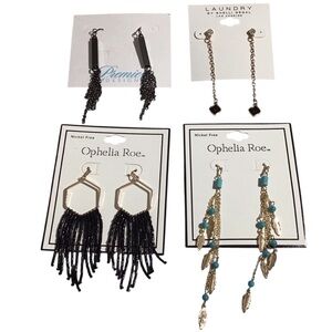 Dangle Earring Lot Premiere Ophelia Roe Laundry by Shelli Segal NWT